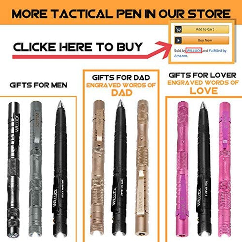 Christmas Stocking Stuffers Cool Gifts for Dad Men Husband,Tactical Pen (8-in-1),Valentines Day Anniversary Birthday Gifts Idea for Dad Boyfriend Him,Fathers Day,Gift Box