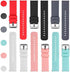 6-Pack Soft Silicone Bands Compatible with SoundPEATS Watch 1 Smart Watch, Quick Release Replacement Bands Sport Wristbands for SoundPEATS Watch 1(NOT for Watch Pro 1)