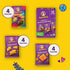 Annie's Organic Variety Pack, Cheddar Bunnies, Bunny Grahams, Cheddar Squares, 12 Pouches