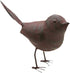 Colonial Tin Works Decorative Small Cute Songbird Song Bird Statue Figurine Home Décor, 5.5" x 4" x 2", Rust/Brown