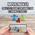 Zing Stikbot Pets 5 Pack, Set of 5 Stikbot Collectable Action Figures, Includes 1 Bulldog, 1 Monkey , 1 Cat and 2 Dogs, Create Stop Motion Animation