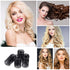 20 Pieces Hair Styling Brush Roller Hair Curler Roller Hair Mesh Roller and 20 Pieces Plastic Roller Picks for Women Girls Hair Styling (2.5 x 1.4 Inch,Black)