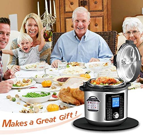 4 Pack Magnetic Cheat Sheet Compatible with Instant Pot Electric Pressure Cooker Accessories Food Images Magnet Cooking Times Quick Reference Guide for 60 Common Prep Functions