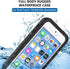 iPod 5 iPod 6 iPod 7 Waterproof Case, Re-Sport Shockproof Dustproof Snowproof Full-Body Protective Case Cover Built-in Screen Protector Compatible iPod Touch 5th/6th/7th - Black