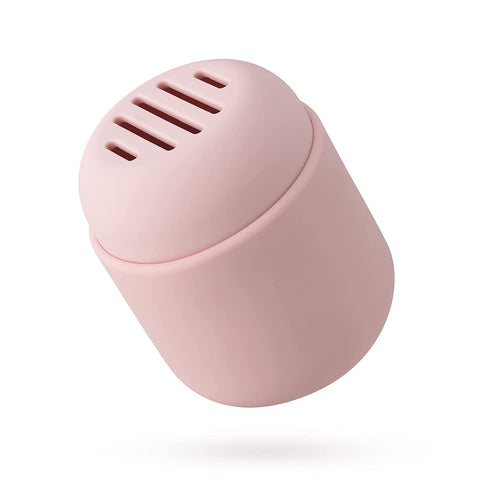 CORNERIA Makeup Sponge Holder - Beauty Sponge Blender Travel Case, Silcone Washable Reusable Makeup Sponge Carrying Case, Blender Holder Beauty Makeup Sponge Protective Carrying Case (Pink)