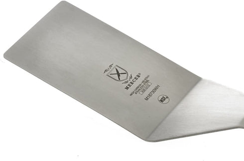 Mercer Culinary Square Edge Turner, 4 x 2.5 Inch, White