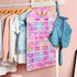 FIOBEE Girls Hanging Jewelry Organizer Holder Unicorn Jewelry Storage Display with Hanger for Kids Earrings Necklace Bracelet