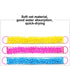 3 PACK Double-Sided Lace Cloth Back Loofah Scrubber Bath Scrub Shower Sponge Long Exfoliating Back Scrubber Scratcher Strap With Handle, Cream Skin Wash Cleaner Applicator