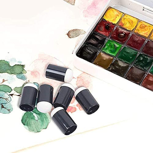 GooMart 20pcs Finger Sponges daubers, Craft Sponge Daubers Set for Painting, Drawing, Ink, Card Making