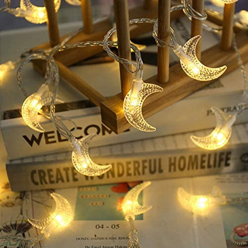 MyBuddy Moon String Lights,Outdoor LED String Lights 10FT Set of 20 LED for Wedding Garden Decoration,Party Festival Lights, Christmas Thanksgiving Decor
