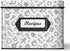 recipe box | recipe box with cards | decorative tin box | recipe box includes 24 cards and 12 dividers | gift box | recipe card box