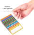40 Pieces Magnetic Dry Erase Labels and Stickers, Favourde Writable Flexible Magnet Name Plate Labels Use for Whiteboard Magnets, Fridge and Classroom Behavior Chart,10 Colors (3 x 1.2 Inch Set 2)