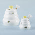 Kate Aspen Sweet as Can Bee Honey Jar, Large, White