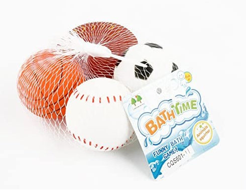 Little Bado Baby Bath Toys for 1 Year Old Boy Toddlers 3-4 Years Baby Boy Girls Bath Toys 6 to 12 Months for Kids Toddler Bath Toys for 1 2 3 Year Old Boys 4 Bath Balls Toys Bathtub Toys for Babies