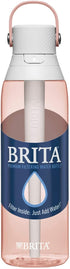 Brita Plastic Water Filter Bottle, 26 Ounce, Blush, 1 Count