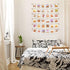 Hanging Instant Photo Display Decorative Wall Hanging String with Clips, Stick and Hang Photo Wall Decor, Wall Hanging Pictures Display for Home, Dormitory and Cafe Decoration (Available to 8 Rows)