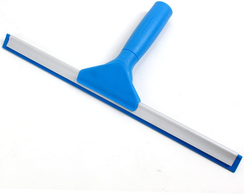 JSMASTER Professional Window Cleaning Combo Squeegee and Microfiber Window Washer with Long Handle 14" 35cm 1pack