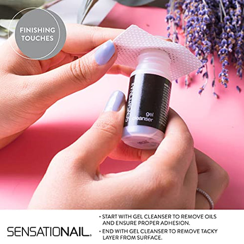 SensatioNail Gel Cleanser & Wipes Refill Kit, 0.92 Ounce