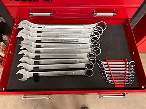 ToolBox Widget - Modular Angled Large Wrench Organizer | Organizer for Mechanics & Conforming Slots | Connect Angled Adapter to Angled Widgets to Any Vertical Widgets for Easy Storage - 1 Kit