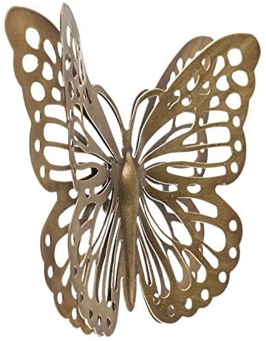 Gold Metal Butterfly Wall Decor
