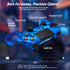 Kujian Wireless Controller for PS4, Blue Galaxy Style High Performance PS-4 Remote Controller for PlayStation 4/Pro/Slim/PC with Dual Vibration, Audio Function, USB Cable
