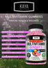 Kaya Naturals Adult, Women's, Men's, Kids, &Teens Multi Vitamin Gummy, Biotin, Vitamin A, C & E, Including Zinc & More - Strawberry Flavor | Gluten-Free multivitamins Sweet Adult 120 Gummies