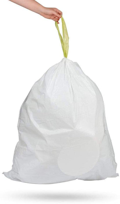 NINESTARS NSTB-21-45 Trash Bags, Large, White