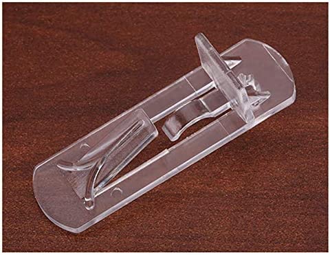 20 Pieces Plastic Locking Shelf Pins Cabinet Shelf Clips Locking Shelf Support Pegs Locking Shelf Pegs Fits 7.9mm Diameter Hole and 3/4 Inch Thick Shelf for Kitchen Cabinet Furniture Book Shelves