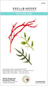 Spellbinders Winter Bough and Evergreen Shrubs Dies, Metal