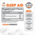 Genius Natural Sleep Aid Supplement, 40 Capsules - Smart Sleeping Pills & Adrenal Fatigue Supplement - Relaxation Enhancer and Mood Support with Melatonin, Inositol, L-Theanine & L-Glycine – Vegan