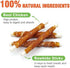 MON2SUN Dog Rawhide Twist Chicken Hide Sticks 5 Inch 25 Count for Puppy and Small Dogs