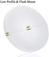 Airand Ceiling Light LED 3000K Flush Mount 18W Ceiling Lights Fixture 9.5'' Round LED Ceiling Lamps for Kitchen, Hallway, Bathroom, Stairwell, 1650LM, Waterproof IP44, 80Ra (Warm White?
