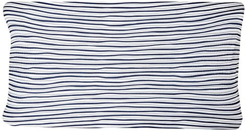 American Baby Company Printed 100% Natural Cotton Jersey Knit Fitted Contoured Changing Table Pad Cover, Navy/Grey Funny Stripes, Soft Breathable, for Boys