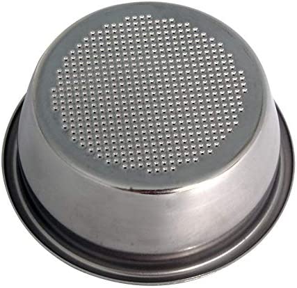 54mm Coffee Stainless Filter Basket, Two Cup-Single Wall, Non-pressure Filter Accessories Compatible with Breville 54mm Portafilter, Fit Breville Barista Express/Pro/Touch, Infuser, Duo-Temp Pro