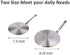 RAINBEAN 7.5Inch Heat Diffuser Simmer Ring Plate, Stainless Steel with Stainless Handle, Induction Adapter Plate for Gas Stove Glass Cooktop Converter, Flame Guard Induction Hob Pans