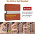 Brick Hook Clips (4 Pack) for Hanging Outdoors, Brick Hangers Fits Standard Size Brick 2-1/4" to 2-3/8" in Height, Heavy Duty Brick Wall Clips Siding Hooks for Hanging No Drill and Nails