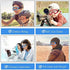 4 Pack Protective Glasses Safety Goggles Eye Shield, Face Glasses for Kids Eye Protection Goggles Compatible with Nerf Guns Foam Blaster Guns Game (Blue & Red)