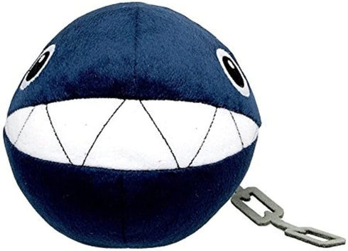 Little Buddy Super Mario All Star Collection 1592 Chain Chomp Stuffed Plush, 5",Multicolor