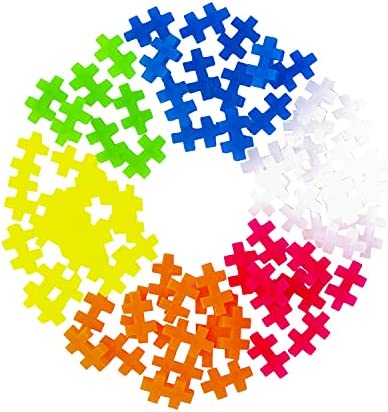 PLUS PLUS - 70 Piece Neon Color Mix - Construction Building Stem/Steam Toy, Kids Mini Puzzle Blocks