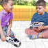 ArtCreativity Police Car Pickup Truck with LED Headlights and Sirens, Light-Up Push and Go Police Car Toy, Police Monster Trucks, Toy Trucks for Kids, Toddler Boy, Toy Cars for 2 Year Old Boys