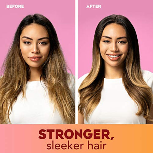 Frizz-Free + Keratin Smoothing Oil Miracle Gloss Spray, 5 in 1, De-frizz & Shiny Hair, Argan Oil