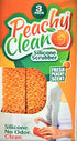 Peachy Clean Kitchen Scrubber Peach Fragrance 3pk