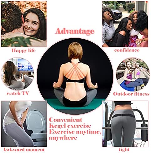 Kegel Exercise Products for Women, Professional Pelvic Floor Muscle,Non Handheld Kegel Exerciser, and Bladder Control Tightening Exercise, Kegel Sports Products Recommended by Doctors (Gray)