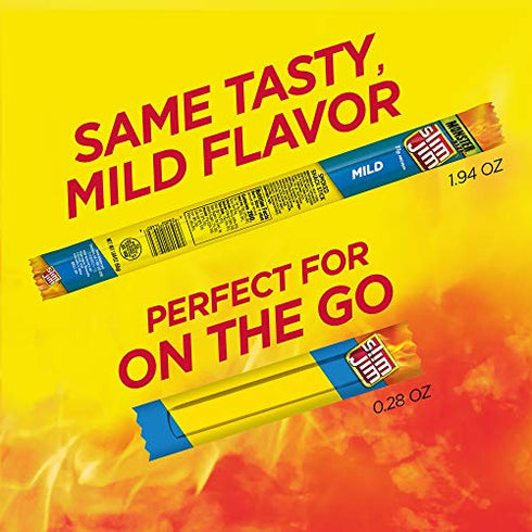 Slim Jim Mild Smoked Snack Stick, 0.28 Ounce (Pack of 14)