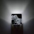 Plug-in Night Light Lamp with Sensor, Flower Art Grey and White Tulip, Wall LED Nightlights Auto Dusk to Dawn Sensor for Bedroom, Baby Nursing, Bathroom, Hallway, Stairs Home Decorative Black