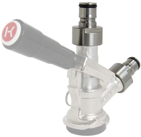 Kegco Coupler Adapters, Ball Lock, Stainless Steel