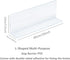 Inmarces 8 Packs 5.5 Inches Under Bed Blocker for Pets, High Fence Gap Barrier with Strong Adhesive, ‹Toy Blocker for Sofa, Bed, Cabinet, Couch to Stop Things and Toys Balls Going Under Furniture