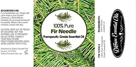 Diffuse Essential Oils 10ml - Fir Needle Essential Oil - 0.33 Fluid Ounces