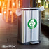 iSYFIX Compost Sticker for Trash Can Bins - 6 pack 5 inch – Premium Self-Adhesive Vinyl, Laminated for Weatherproof, UV Resistant, Perfect label stickers for containers, Ideal Sign for Kitchen, Office