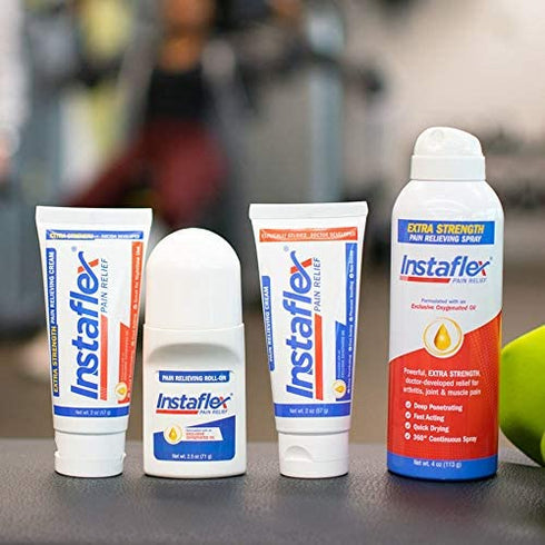 Healthy Directions Instaflex Extra Strength Pain Relief Cream, with 2X The Pain-Fighting Ingredients, Rubs Out Your Toughest Muscle and Joint Pain (2 oz)